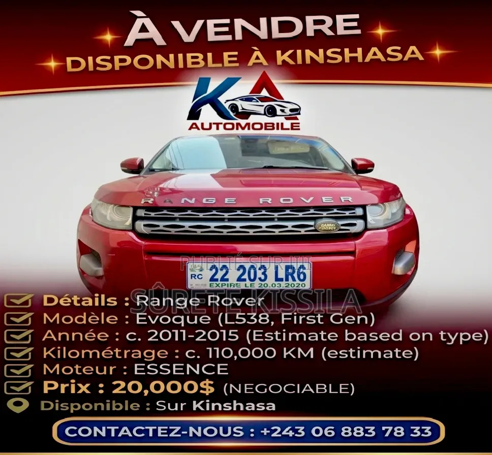 Voiture Disponible