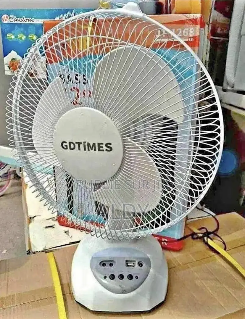 Ventilateur Rechargeable Solaire