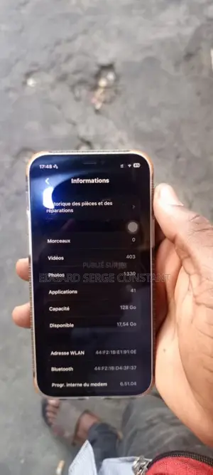 Nouveau Apple iPhone 12 128 GB Blanc