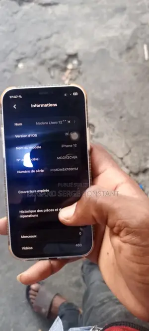 Nouveau Apple iPhone 12 128 GB Blanc