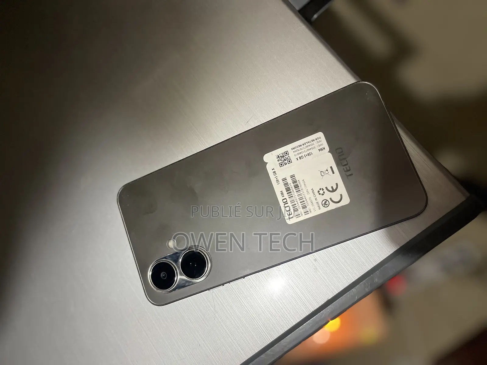 Tecno Pop 10 Pro 128 GB Gris