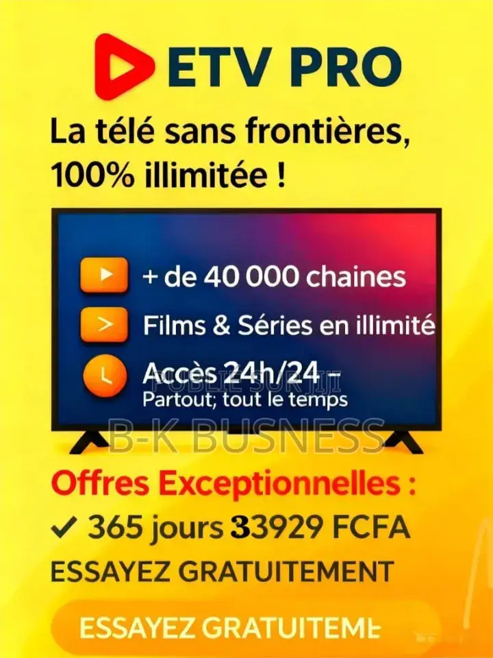 Applications Chaînes Streamings 12month