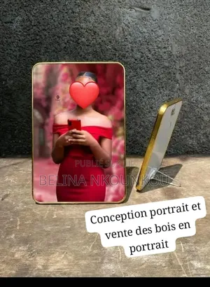 Conception Portrait Et Vente Bois en Portrait A4 5000f, A3 10000
