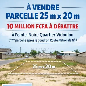 Demi-Parcelle À Vendre À Nkouikou – Opportunité Rare !
