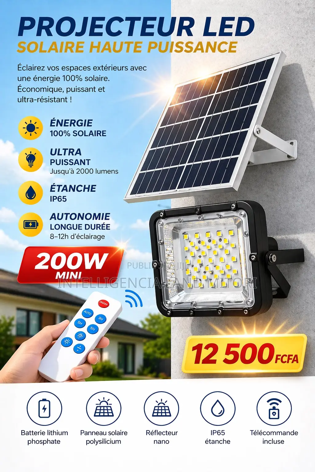 Lampe Solaire 200w Mini