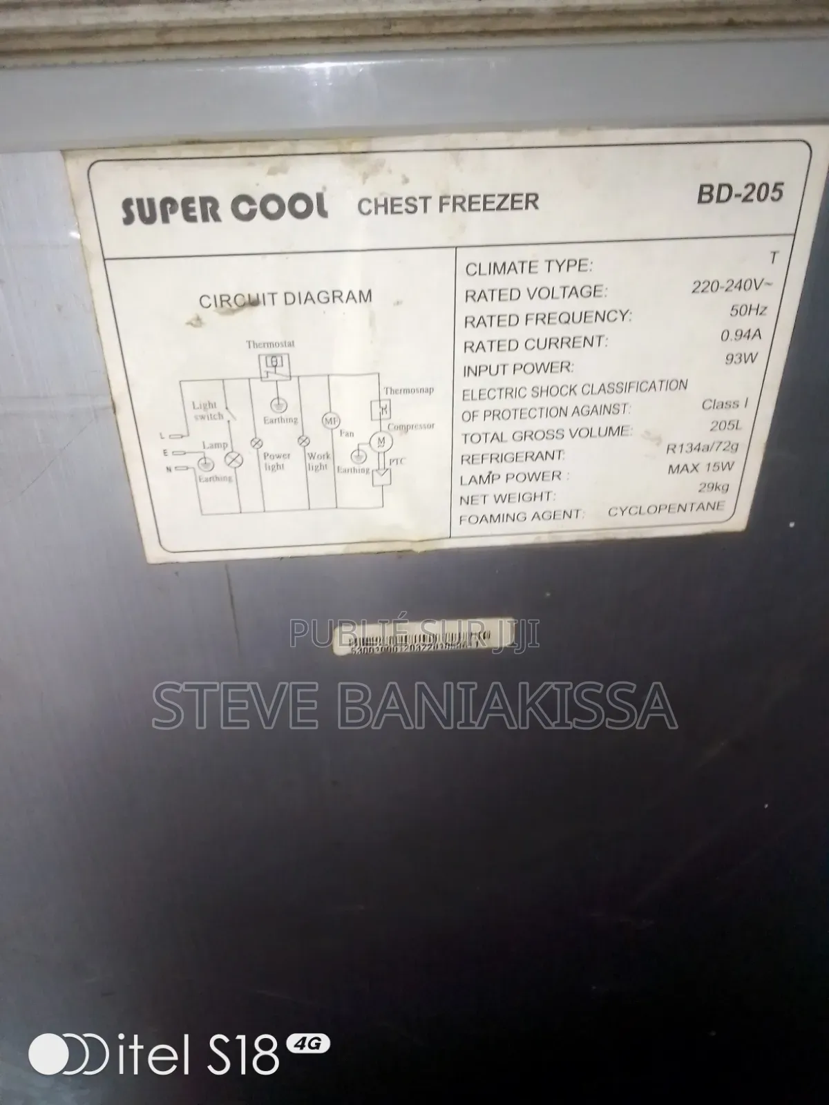 Congélateur À Vendre Contacter Ce Numéro