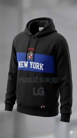 Pull Noire Coton