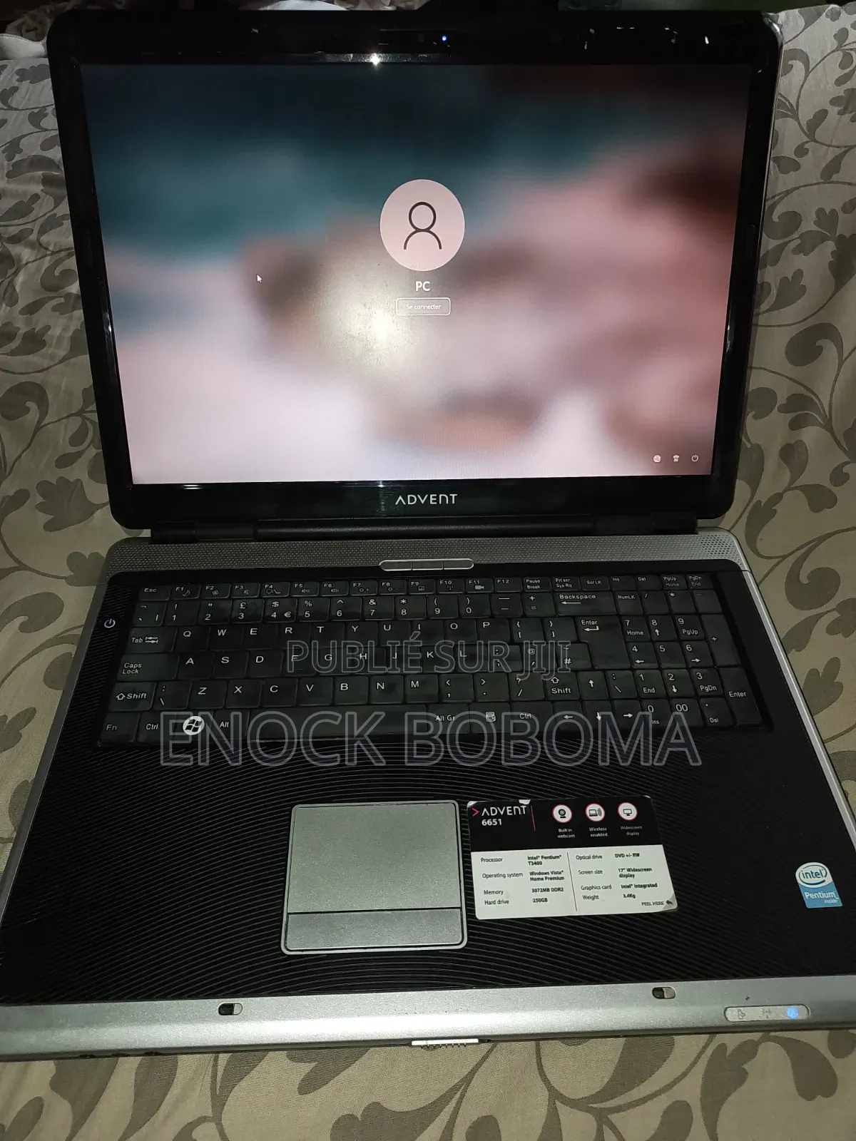 Nouveau Ordinateur portable Advent 5302 8GB Intel Pentium HDD 500GB