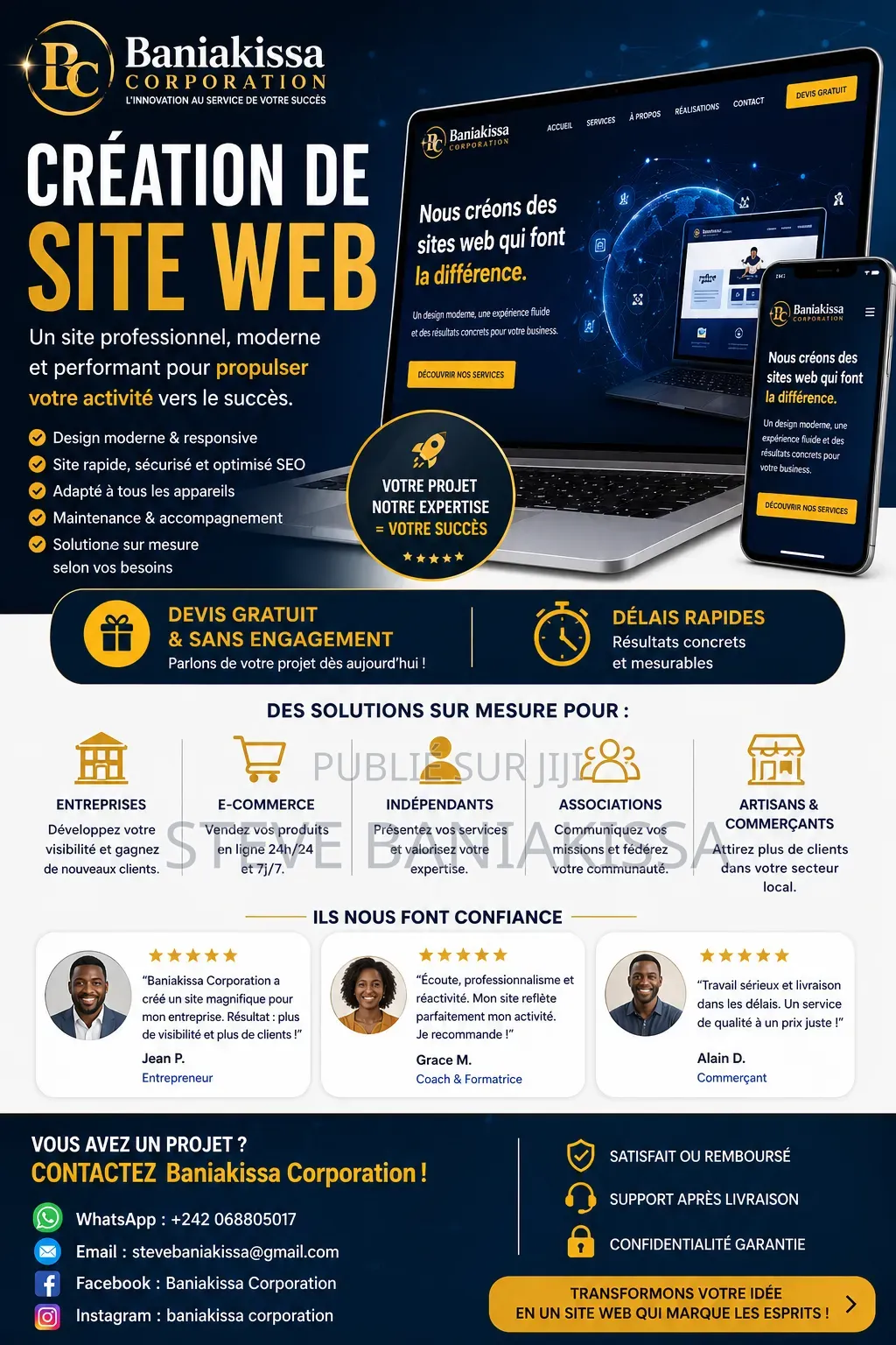 Création d'Un Site Web
