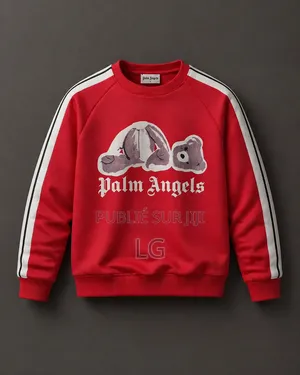 Manche Longue Palm Angels Rouge Taille Xl