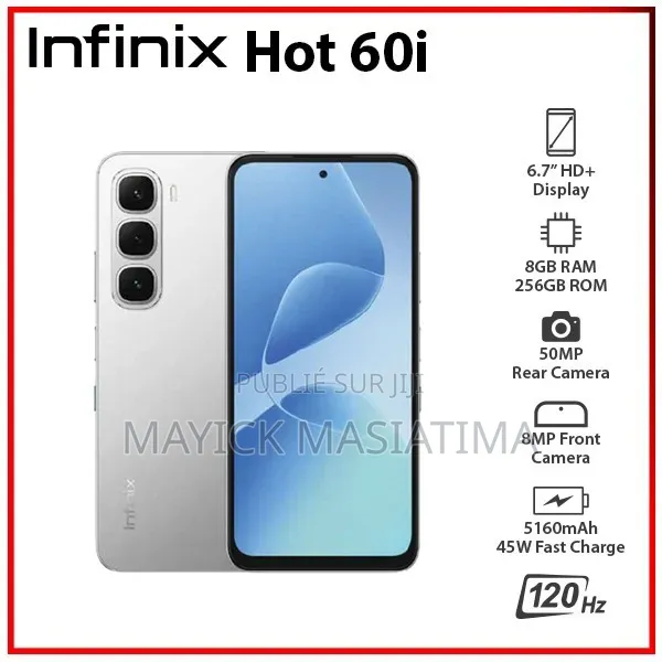 Infinix Hot 60i 256 GB Blanc