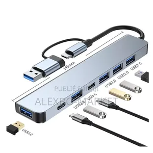 Adaptateur Type-C 7-en-1 (Hub Multiport)