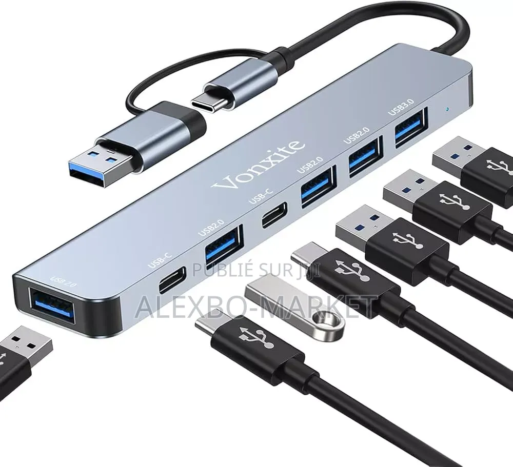 Adaptateur Type-C 7-en-1 (Hub Multiport)