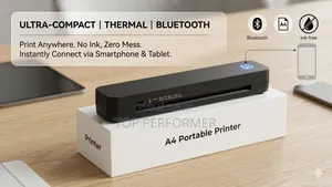 Petite Imprimante Thermique A4 Bluetooth Portable