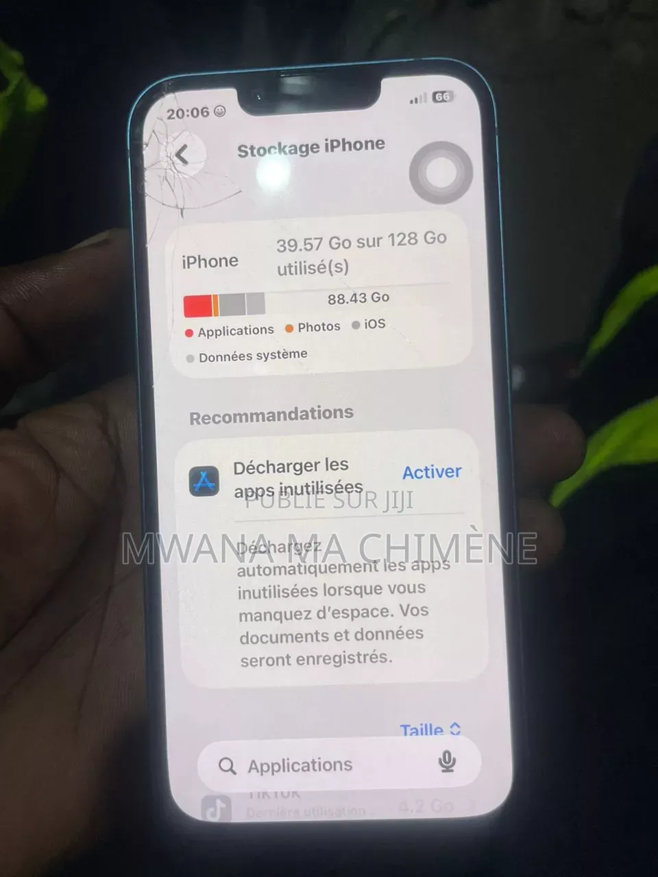 Apple iPhone 13 128 GB Bleu