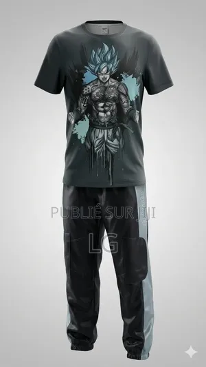 Maillot Sangoku + Pantalon en Tissus Nylon Taille Xl