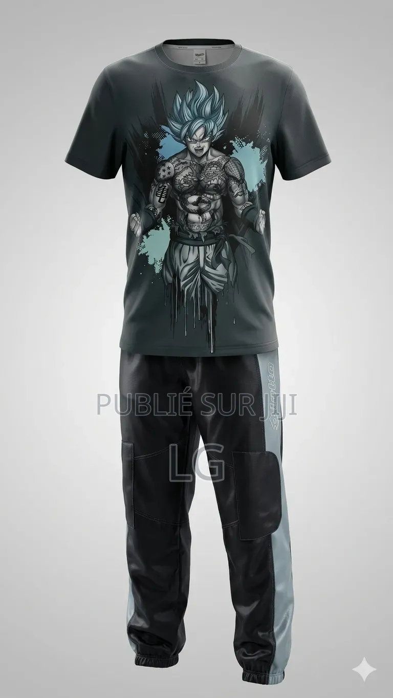 Maillot Sangoku + Pantalon en Tissus Nylon Taille Xl