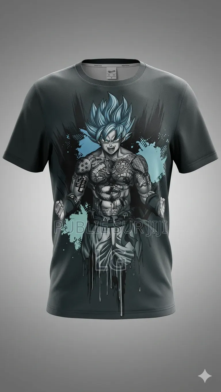 Maillot Sangoku + Pantalon en Tissus Nylon Taille Xl