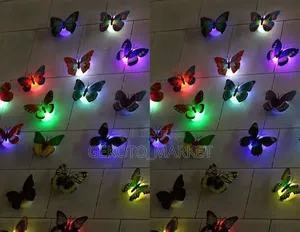Papillons Adhésif Et Lumineux