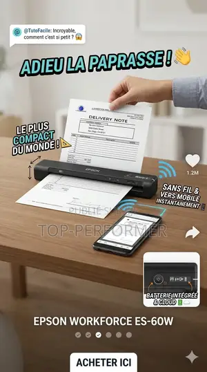 Scanner Portable Epson Workforce Es-60w