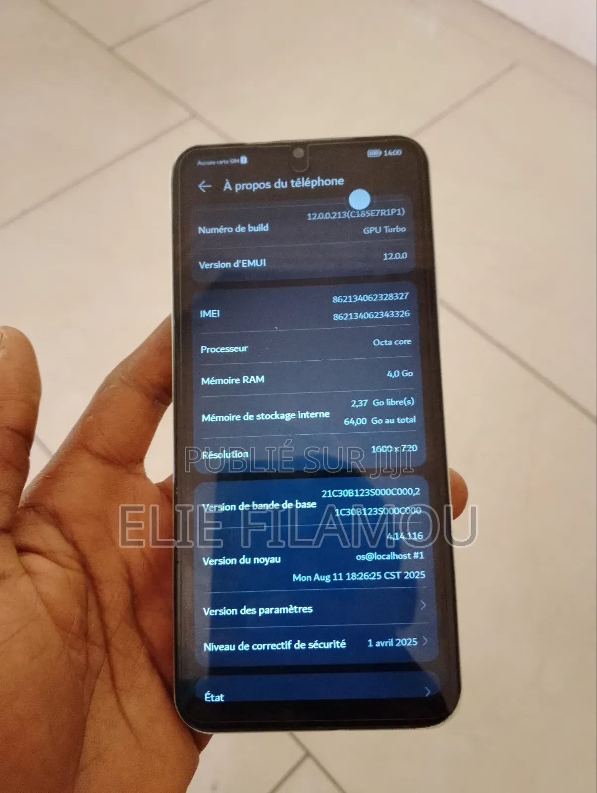 Huawei Ascend Y201 Pro 4 GB Vert