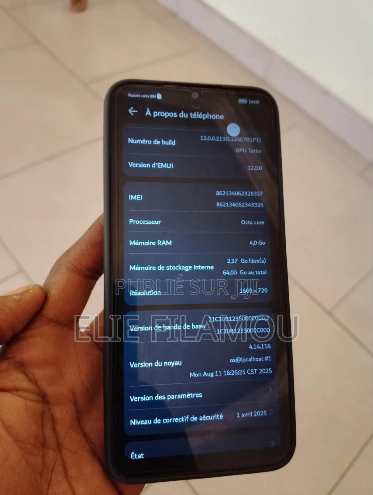 Huawei Ascend Y201 Pro 4 GB Vert