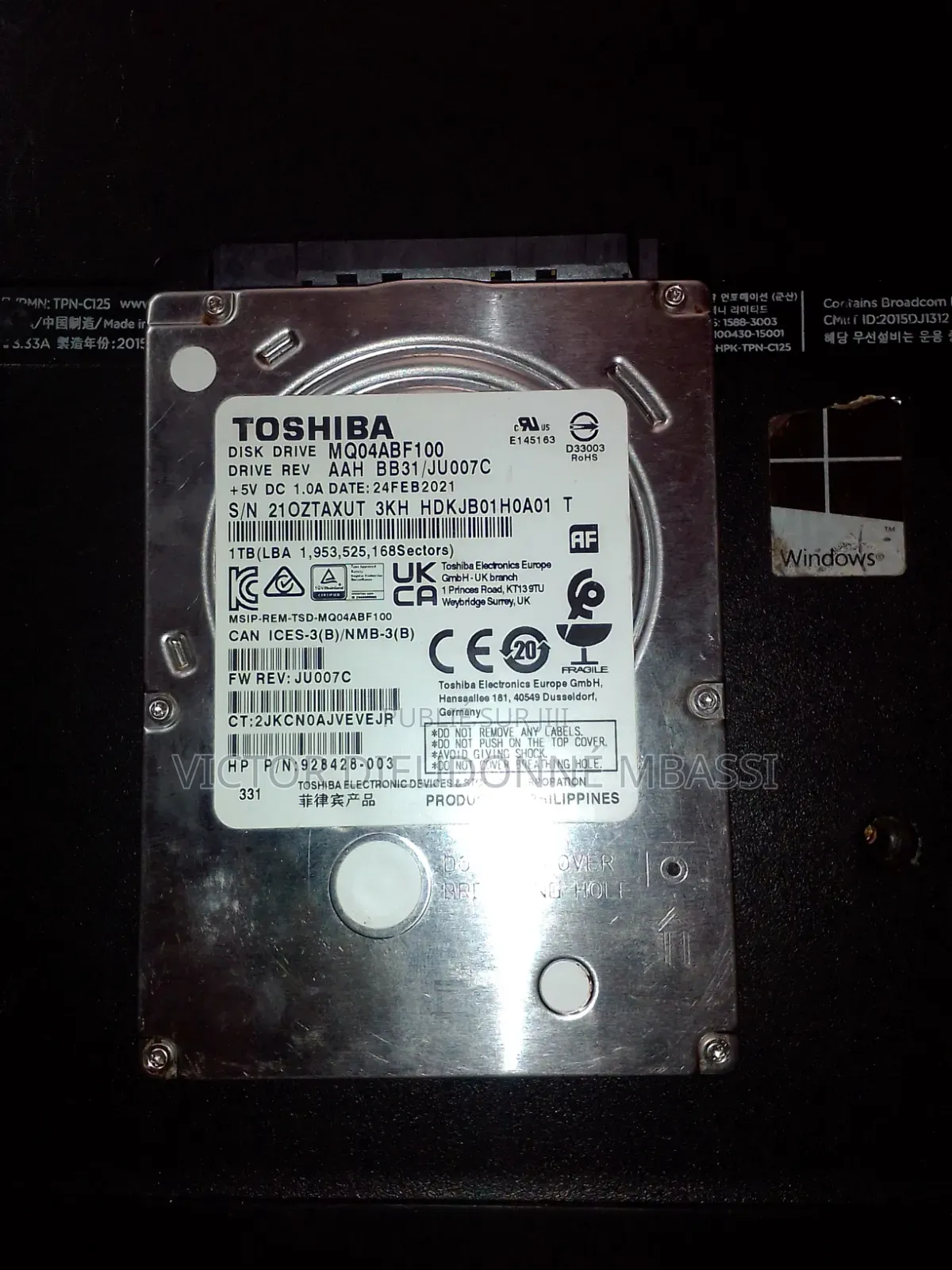 Disque Dur Interne HDD 1tera