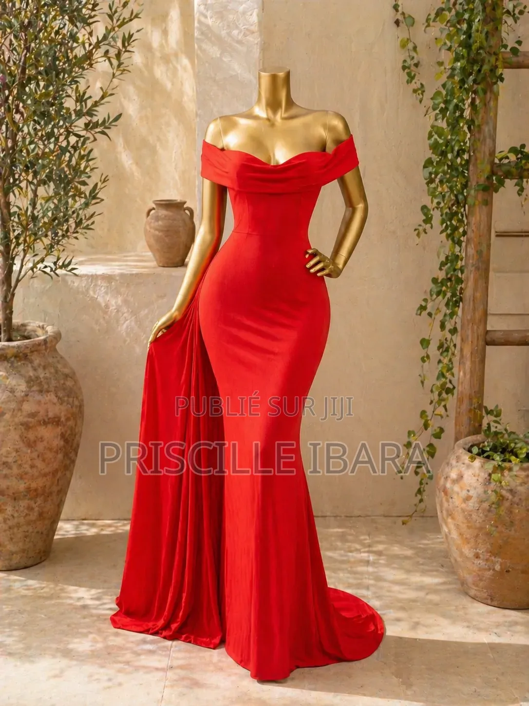Robe en Satin
