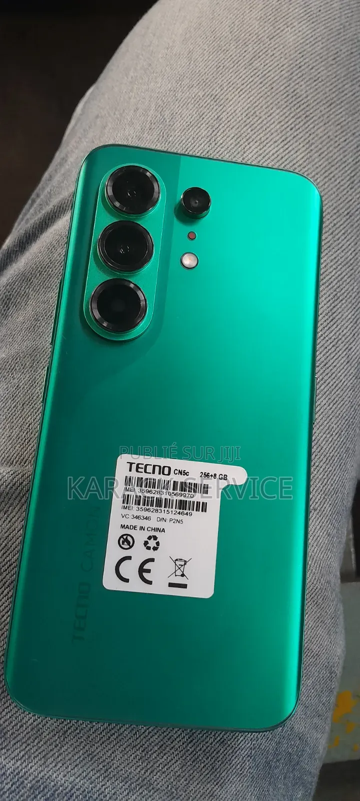 Nouveau Tecno Camon 50 Pro 256 GB Vert