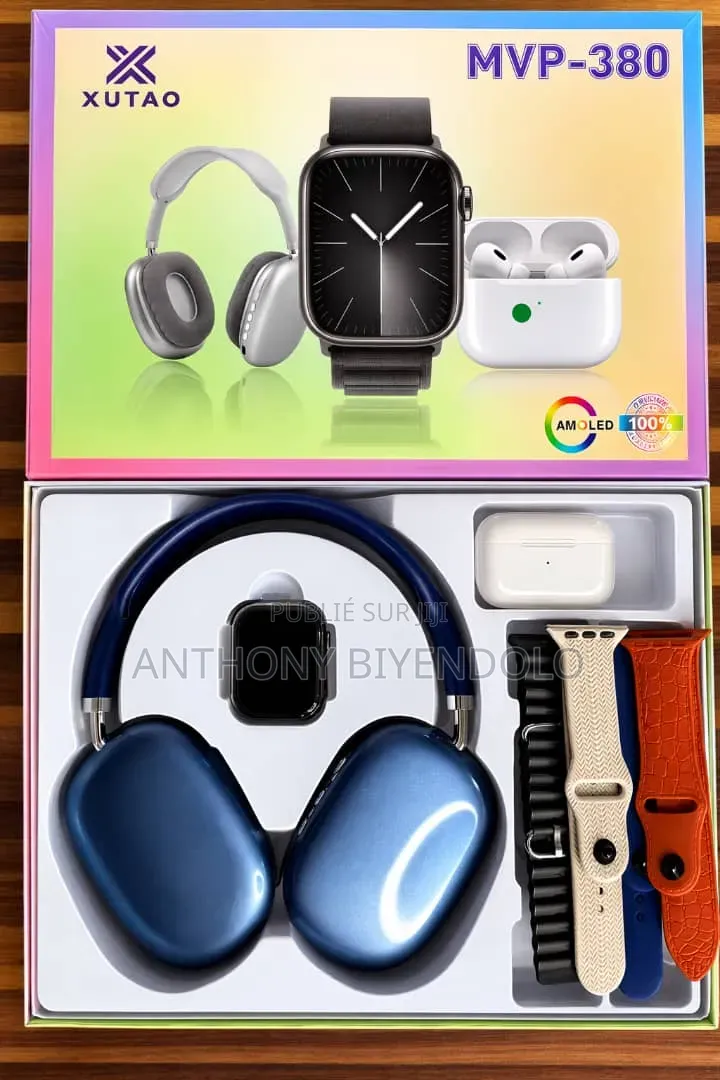 Article Pack MVP 380, Casque, Montre Connectée, Airpods