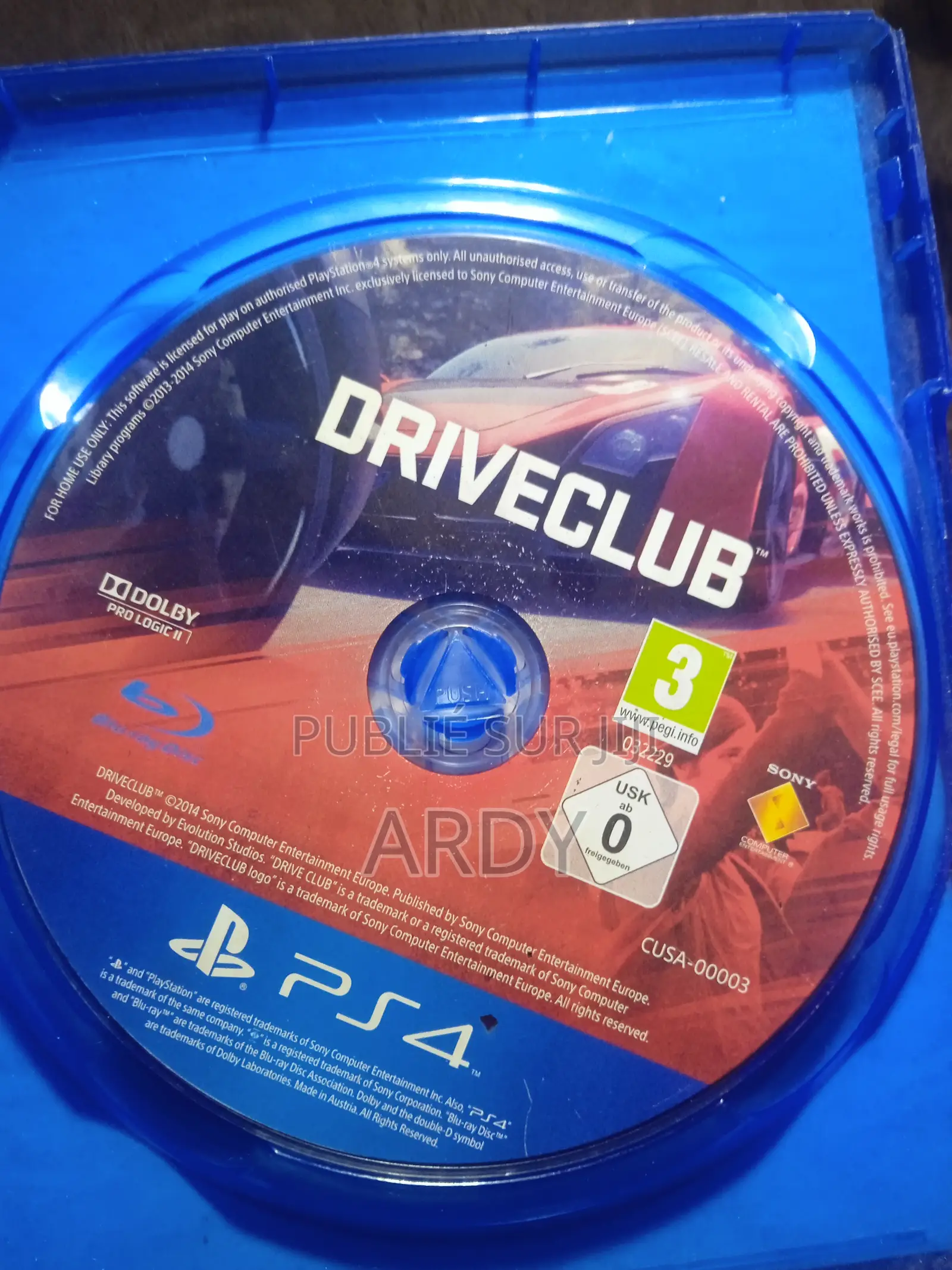 Cd Playstation 4