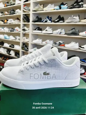 Basket Lacoste Tout Blanc À 30000