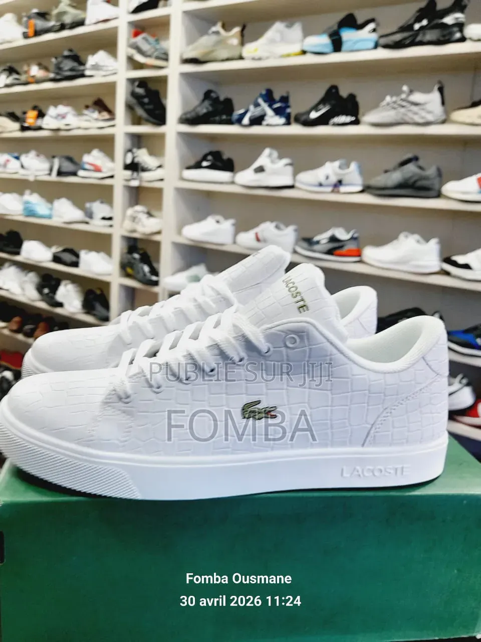 Basket Lacoste Tout Blanc À 30000
