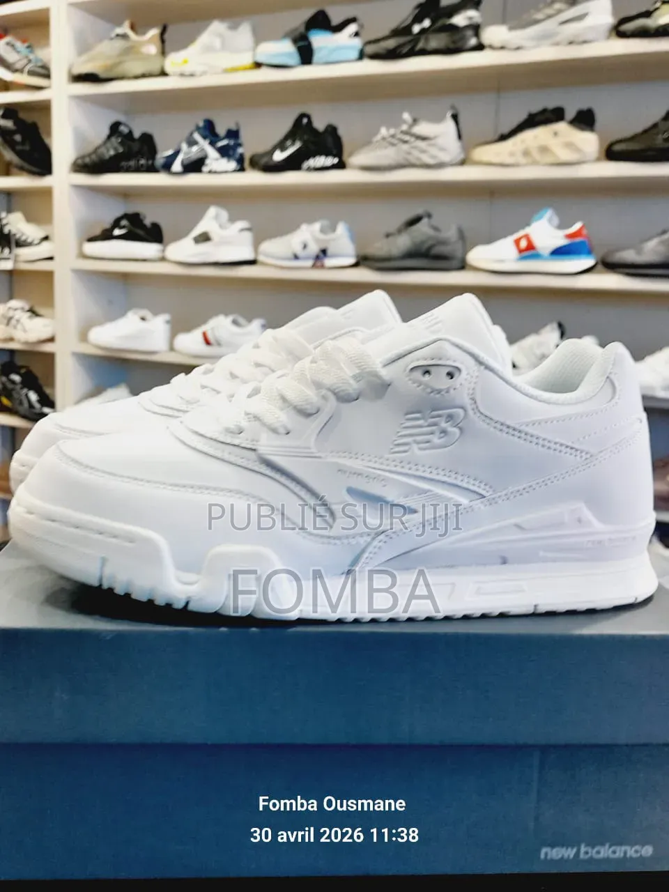 Basket New Balance Tout Blanc À 30000