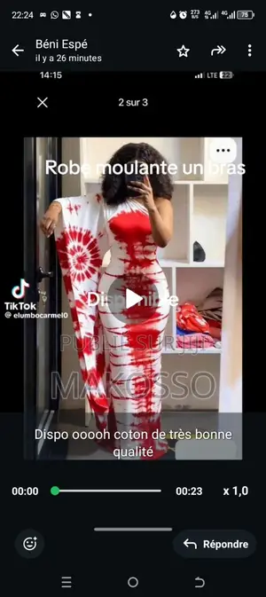 Robe Moulante Tendance