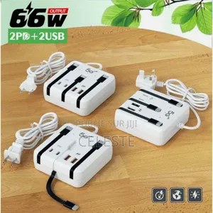 Multi-Chargeur Rapide 6 Appareils – Usb-C, Lightning, Micro Intégrés