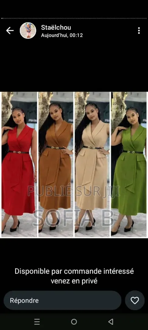 Vêtements Pour Femmes Robe Ensemble Pantalon