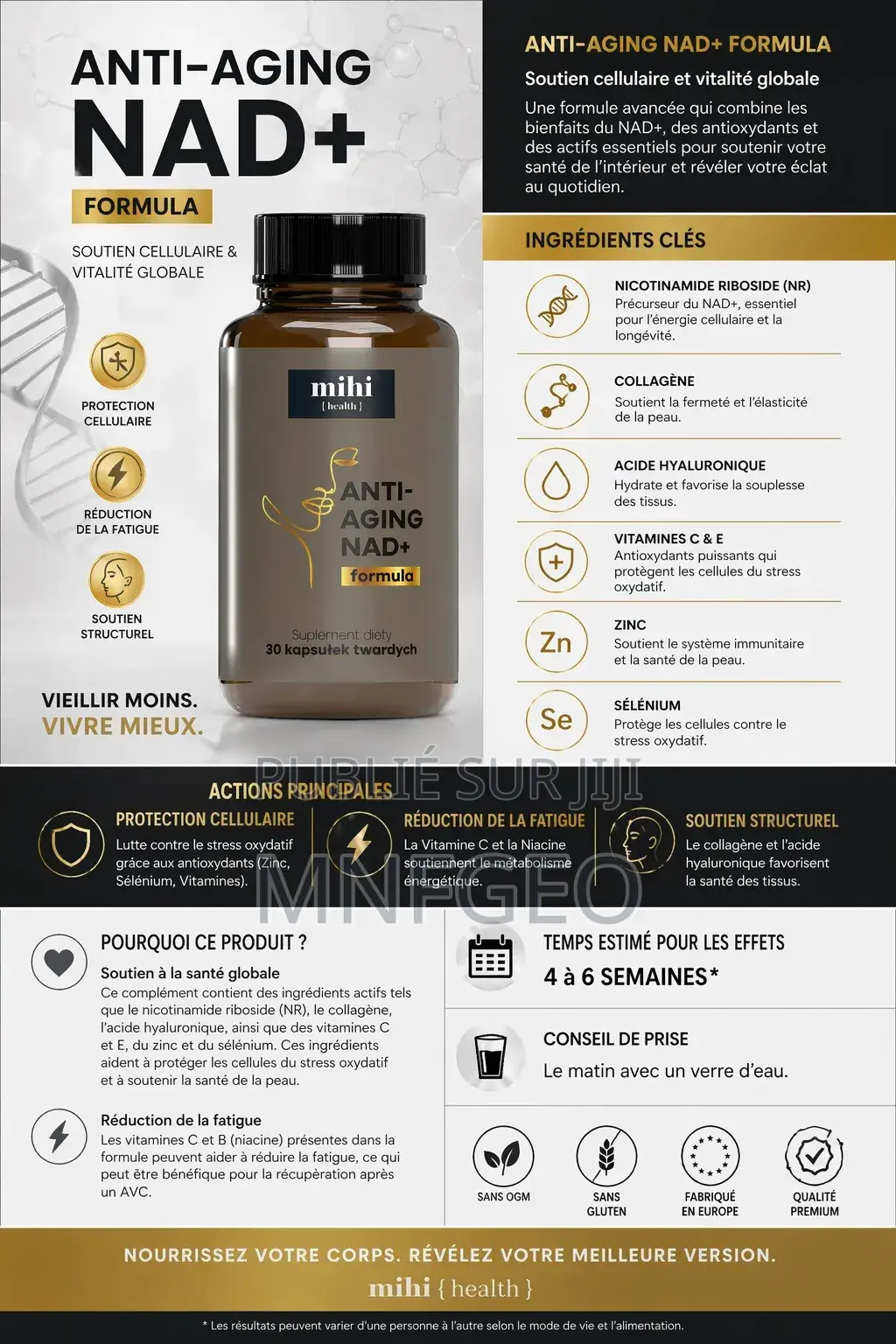 Formule Nad+ Anti-Âge – Votre Allié Vitalité Et Jeunesse