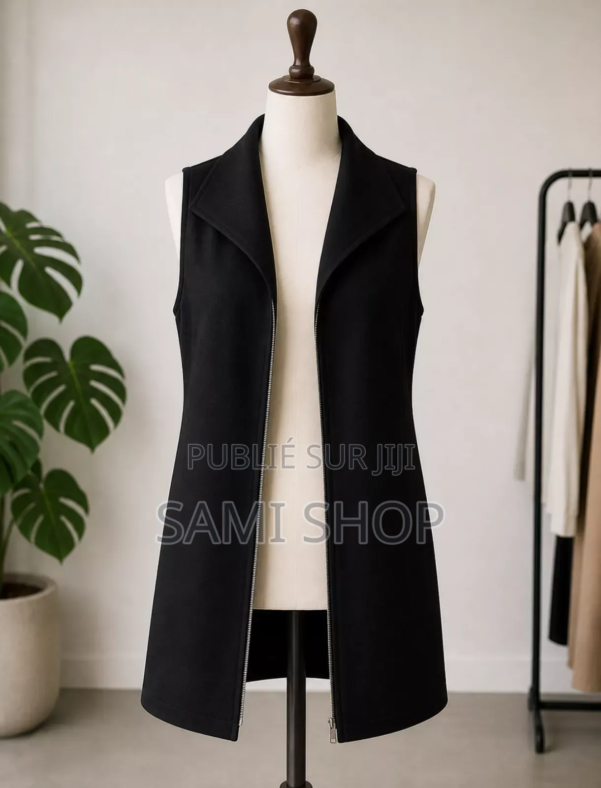 Gilet Style Veste Sans Manches