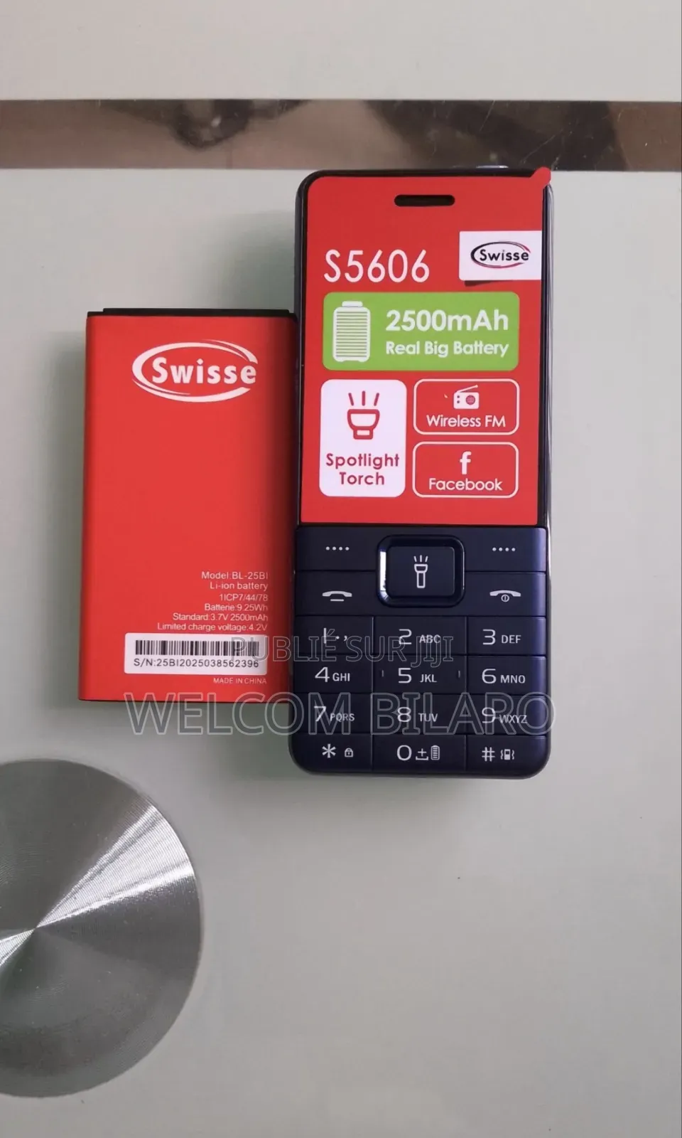 Nouveau Téléphone portable Noir