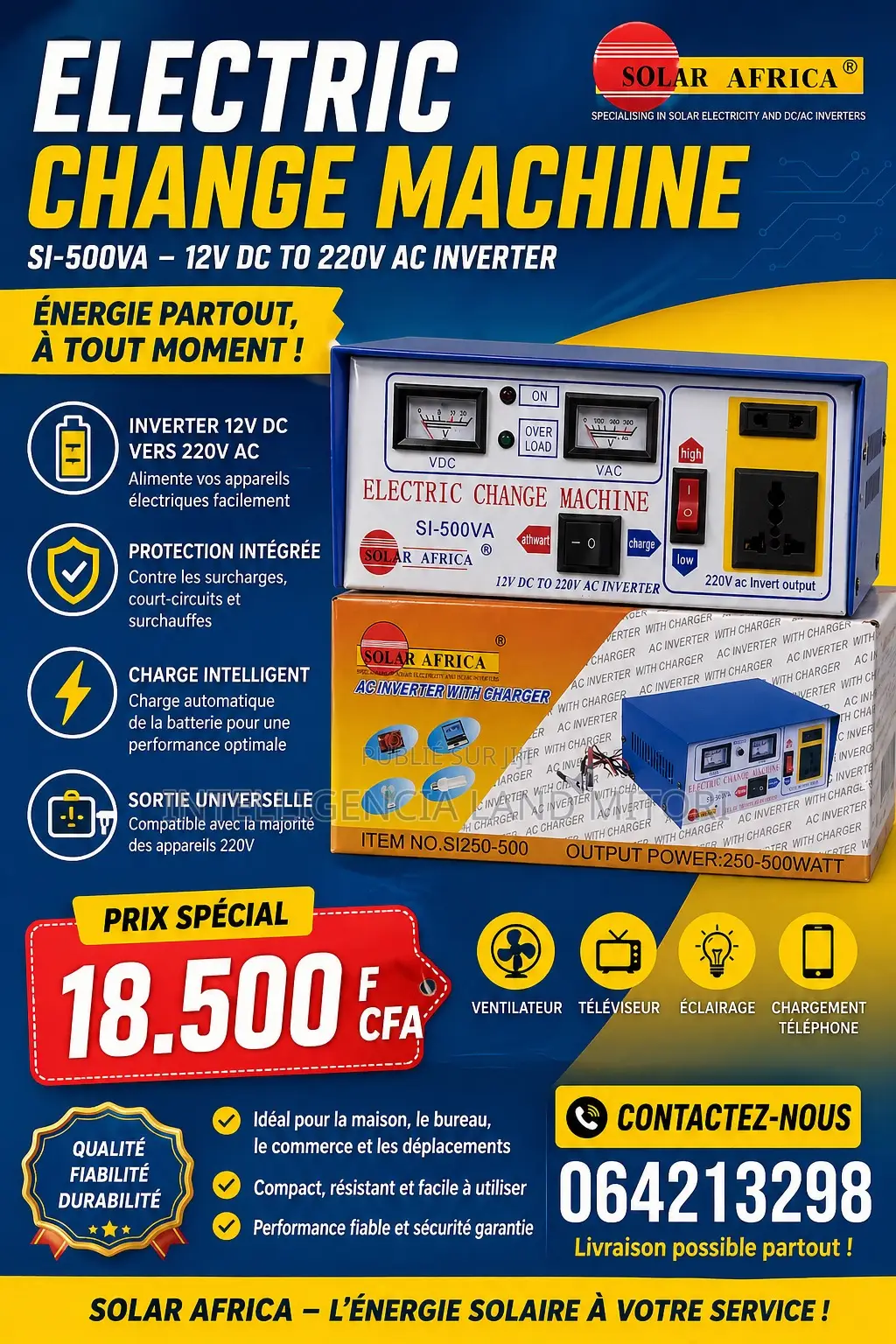 Convertisseur 500w