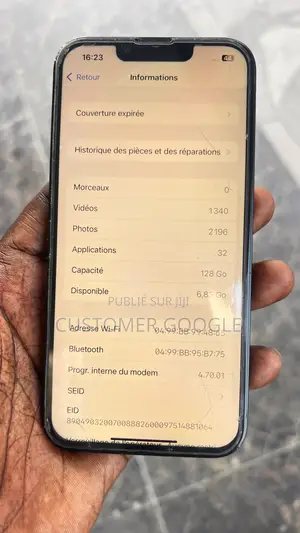 Apple iPhone 13 128 GB Bleu
