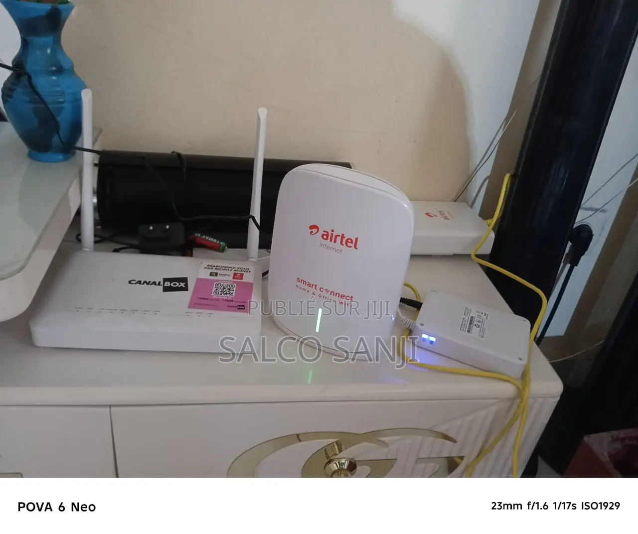 Routeur Airtel Smart Connect - Haut Débit + Onduleur (Autonomie 7h)