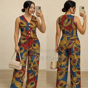 Ensemble en Tissu (Gilet + Pantalon)