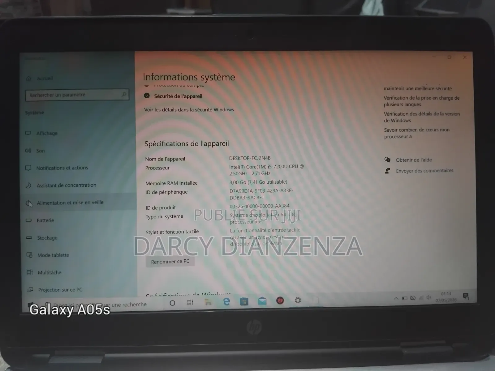 Ordinateur portable HP EliteBook 840 G2 8GB Intel Core i5 HDD+SSD 500GB