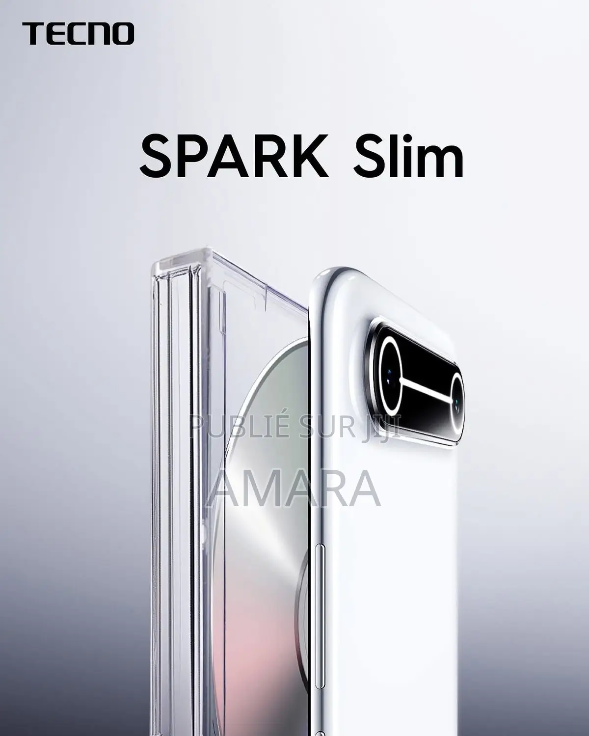 Nouveau Tecno Spark Slim 256 GB Blanc