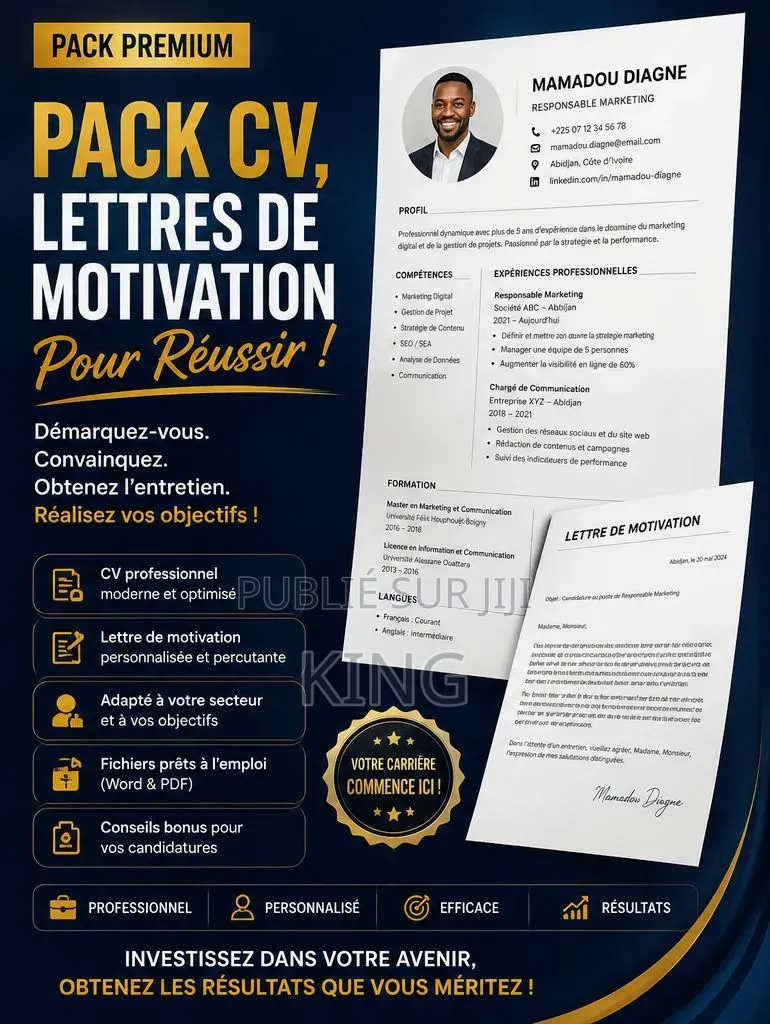 Pack Cv Lettres De Motivation
