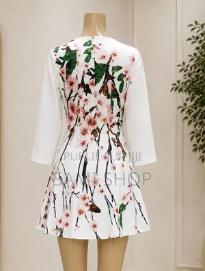 Robe Courte Florale (Style Et Élégance)