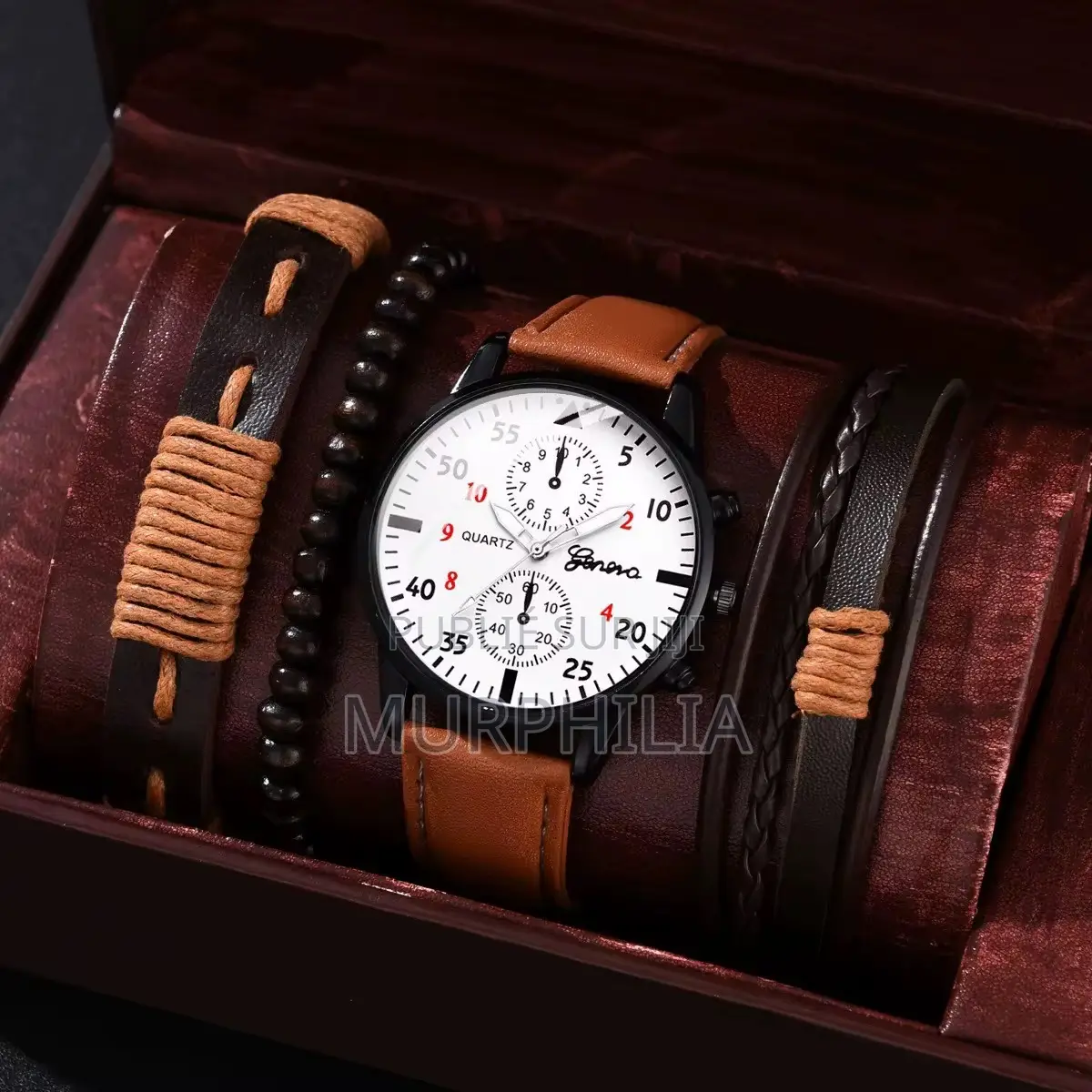 Promo Promo Pack Élégance Suprême : Montre Geneva + Bracelets (Style)