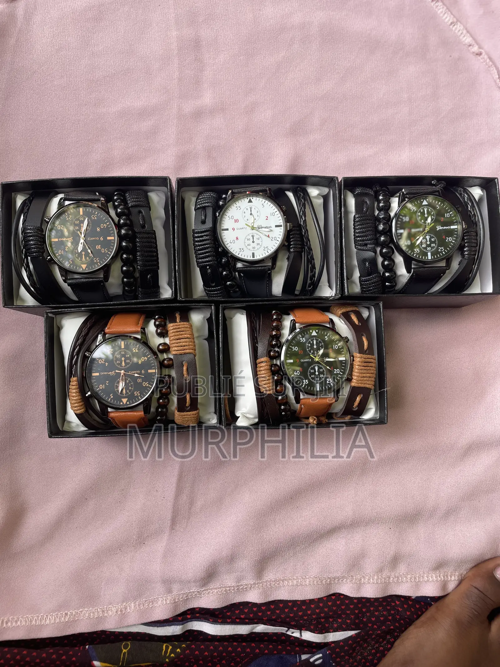 Promo Promo Pack Élégance Suprême : Montre Geneva + Bracelets (Style)